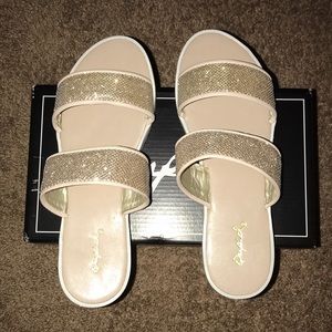 Glitter sandals